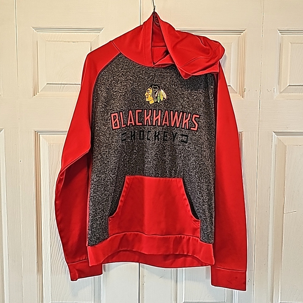 Blackhawks Hockey Hoodie Men's Medium